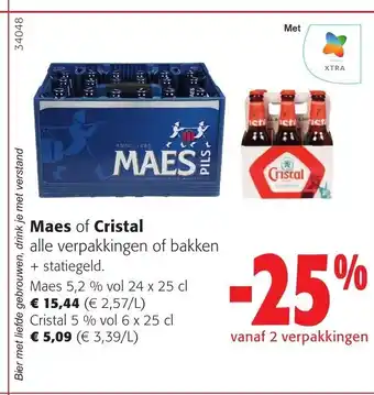 Colruyt Maes Maes 5,2 % vol 24 x 25 cl aanbieding