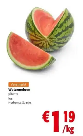 Colruyt Watermeloen aanbieding
