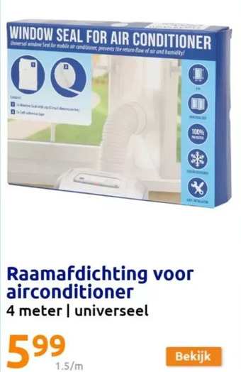 Raamafdichting voor airconditioner