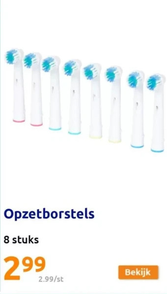 Action Opzetborstels aanbieding