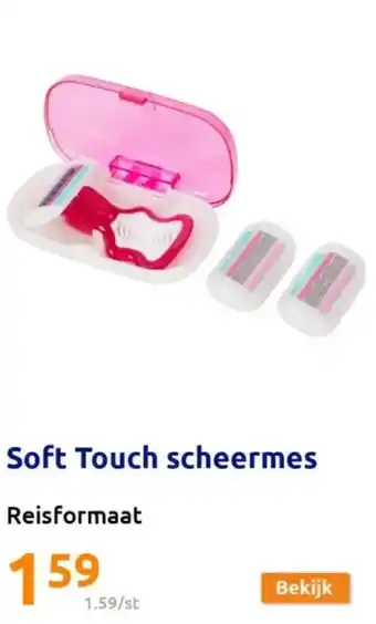 Action Soft touch scheermes aanbieding
