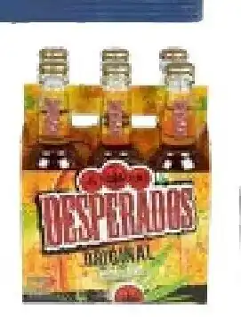 Colruyt Desperados original gearomatiseerd bier met tequila 5,9 % vol 6 x 33 cl aanbieding