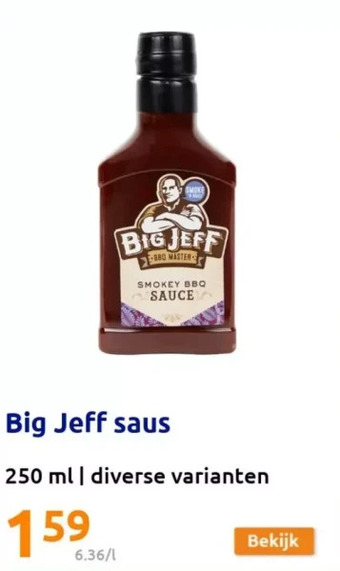 Action Big jeff saus aanbieding