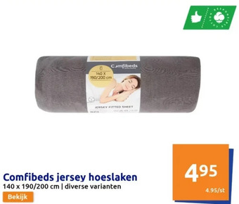 Action Comfibeds jersey hoeslaken aanbieding