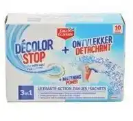 Eau Ecarlate Décolor Stop + ontvlekker + Whitening Power 3-in-1 zakjes 10 stuks