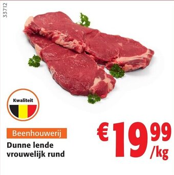 Colruyt Dunne lende vrouwelijk rund aanbieding