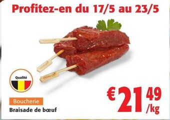 Boucherie Braisade de bœuf