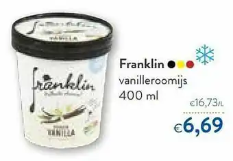 OKay Franklin vanilleroomijs aanbieding