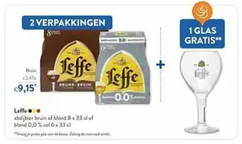 OKay Leffe bruin aanbieding