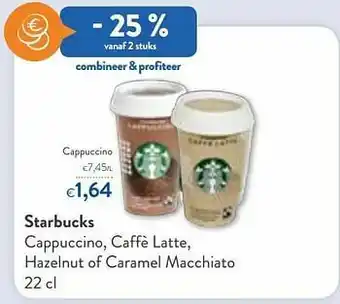 OKay Starbucks cappuccino aanbieding