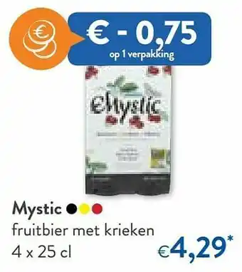 Mystic fruitbier met krieken
