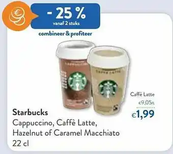 OKay Starbucks caffè latte aanbieding