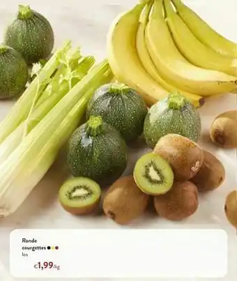 Ronde courgettes