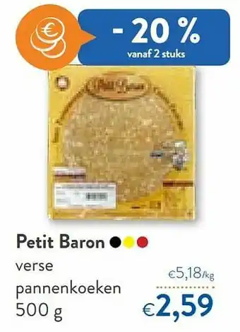 OKay Petit baron pannenkoeken aanbieding