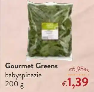 OKay Gourmet greens babyspinazie aanbieding