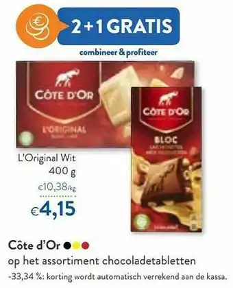 OKay Côte d’or l’original wit aanbieding