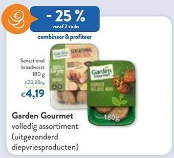 OKay Garden gourmet sensational braadworst aanbieding