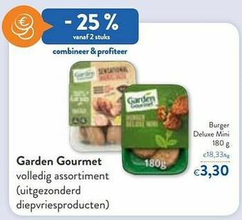 OKay Garden gourmet burger deluxe mini aanbieding