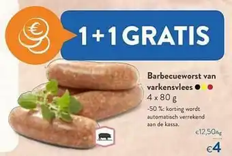 Barbecueworst van varkensvlees