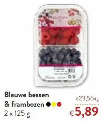 OKay Blauwe bessen + frambozen aanbieding