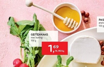 Alvo Geitenkaas met honing 100 g aanbieding