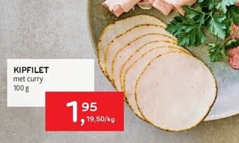 Alvo Kipfilet met curry 100 g aanbieding