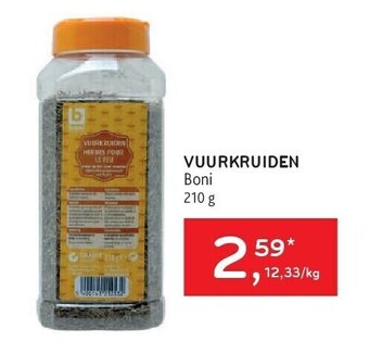 Alvo Vuurkruiden boni 210 g aanbieding