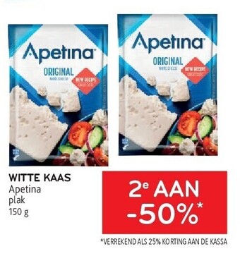 Alvo Witte kaas apetina plak 150 g aanbieding