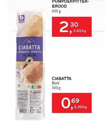 Alvo Ciabatta aanbieding