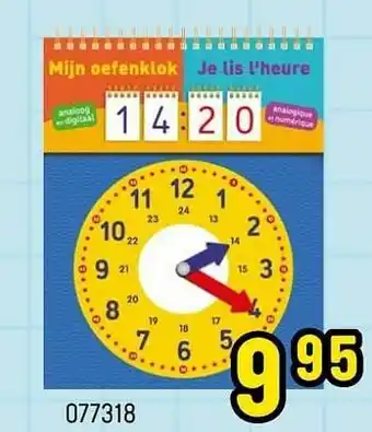 Mijn oefenklok je lis l`heure