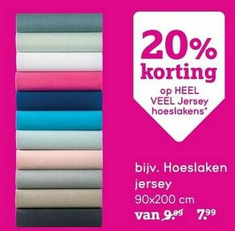 Leen Bakker Hoeslaken jersey aanbieding