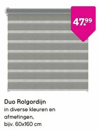 Leen Bakker Duo rolgordijn aanbieding