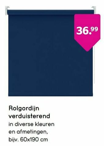 Leen Bakker Rolgordijn verduisterend aanbieding