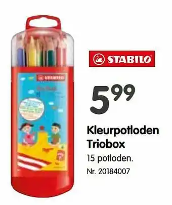 Fun Kleurpotloden triobox aanbieding