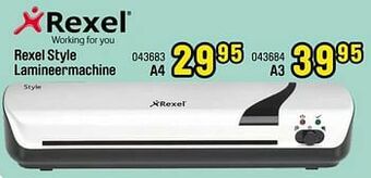 Rexel style lamineermachine a4