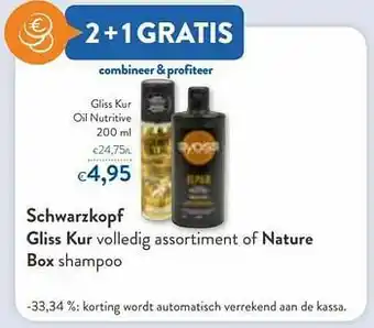 Schwarzkopf gliss kur oil nutritive