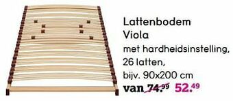 Leen Bakker Lattenbodem viola aanbieding