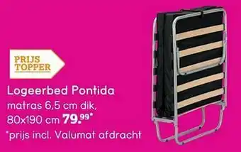 Leen Bakker Logeerbed pontida aanbieding