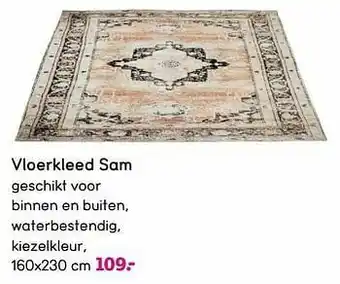 Leen Bakker Vloerkleed sam aanbieding