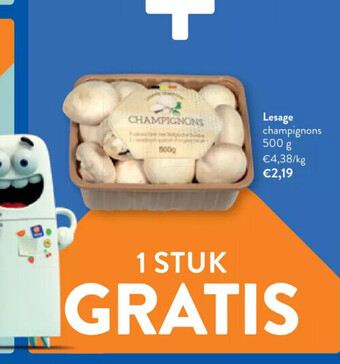OKay Lesage champignons 500 g aanbieding