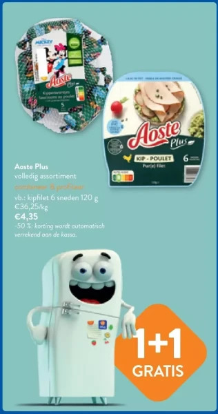OKay Aoste plus volledig assortiment aanbieding