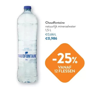 OKay Chaudfontaine natuurlijk mineraalwater 1.5 l aanbieding