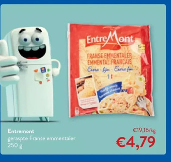 OKay Entremont geraspte franse emmentaler 250 g aanbieding