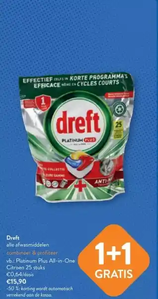 OKay Dreft alle afwasmiddelen aanbieding