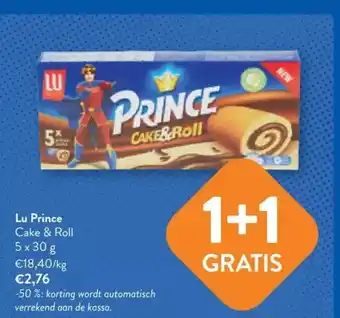 OKay Lu prince cake & roll 5 × 30 g aanbieding
