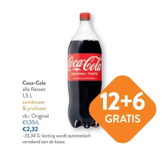 OKay Coca-cola alle flessen 1,5 l aanbieding