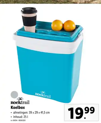 Lidl Rocktrail Koelbox afmetingen: 39 x 29 x 41,5 cm aanbieding