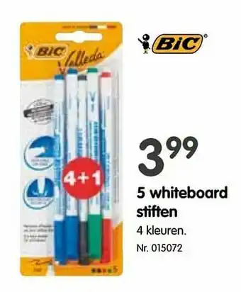 Fun 5 whiteboard stiften aanbieding