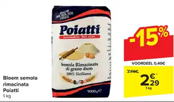 Poiatti Bloem semola rimacinata 1kg