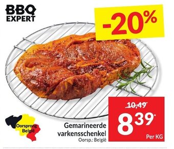 Intermarché Gemarineerde varkensschenkel Per KG aanbieding